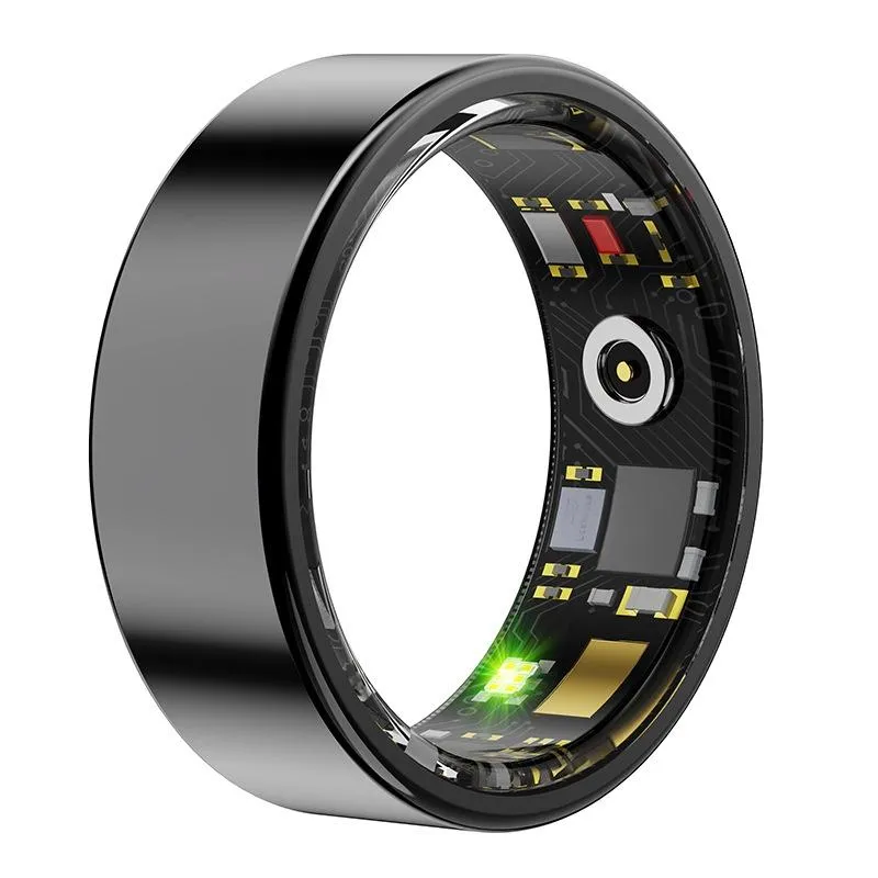 Bague Connectée Or Suivi Santé et Sport Étanche Bluetooth