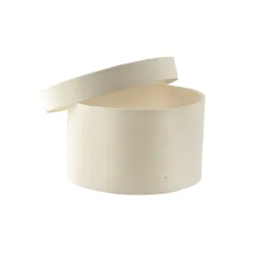 Boite bois ronde avec couvercle Ø65mm 65x65 h45mm 10pcs