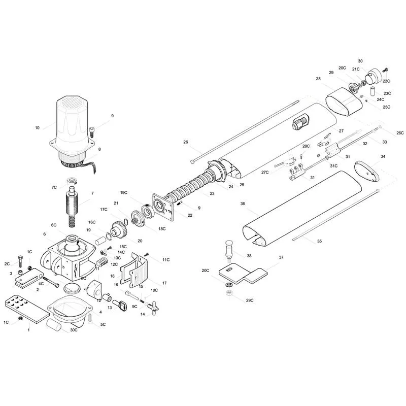 CAME 119RID167 - SERRURE DE DEVEROUILLAGE POUR KRONO