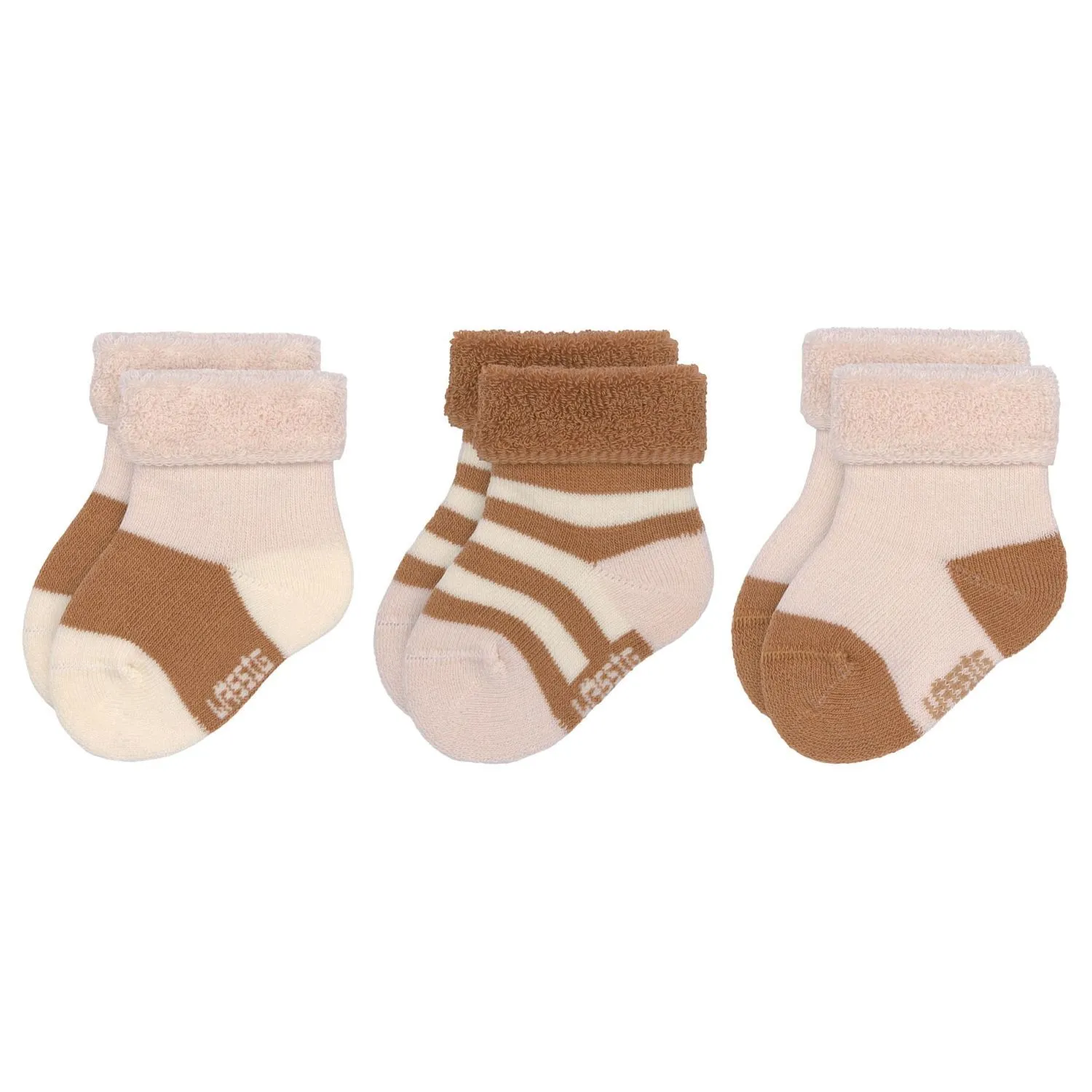 Lot de 3 paires de chaussettes bébé terry fleece - taille 19-22