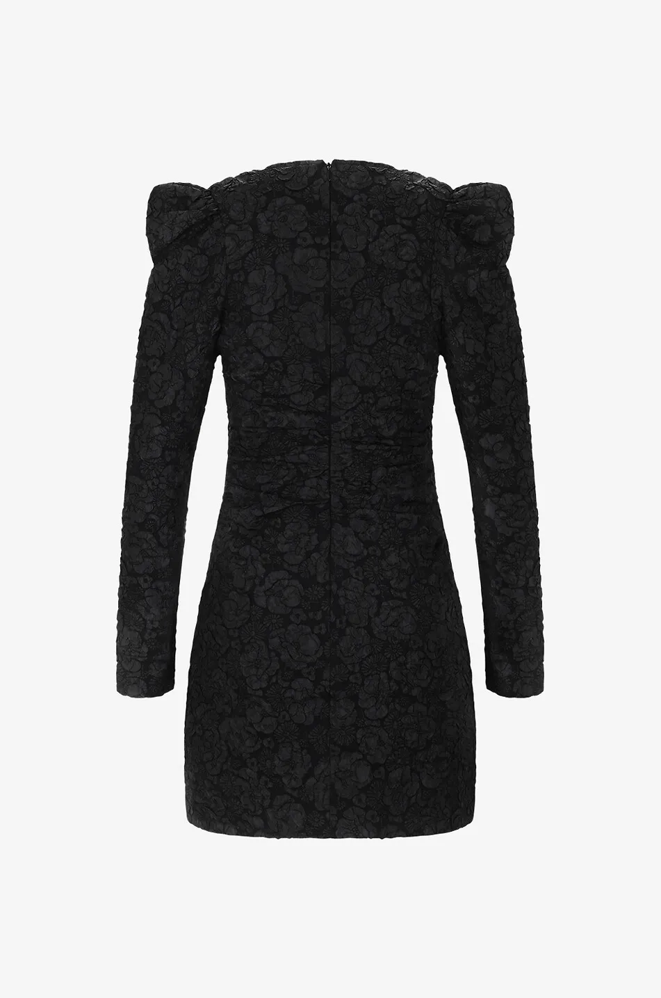 Mini robe en jacquard fleuri