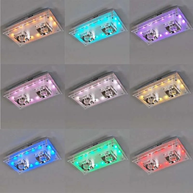 Plafonnier LED Ilumi 2 rectangle