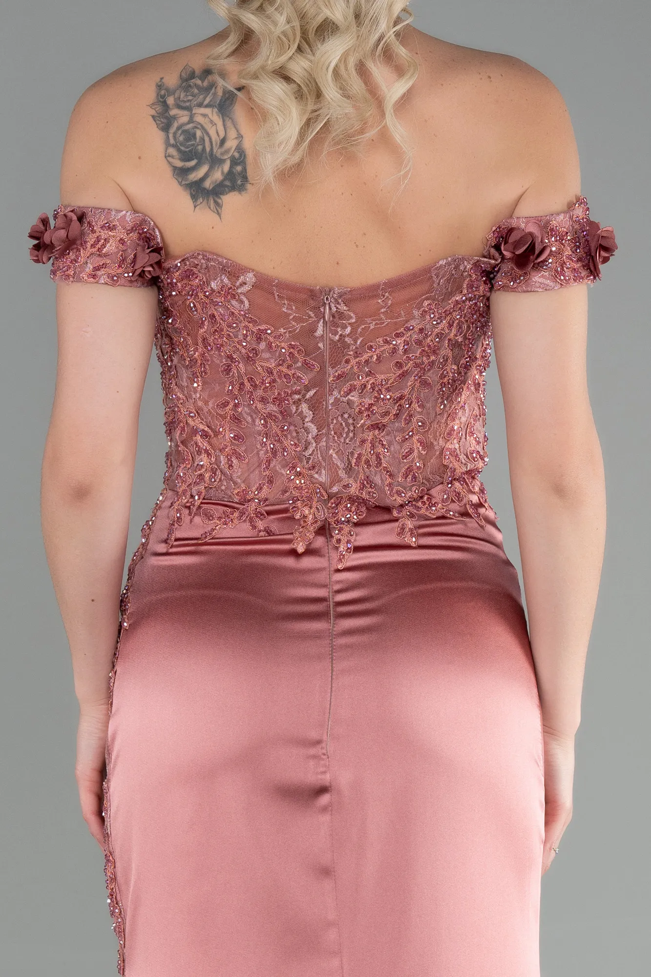 Robe de Soirée Longue Noir ABU3384