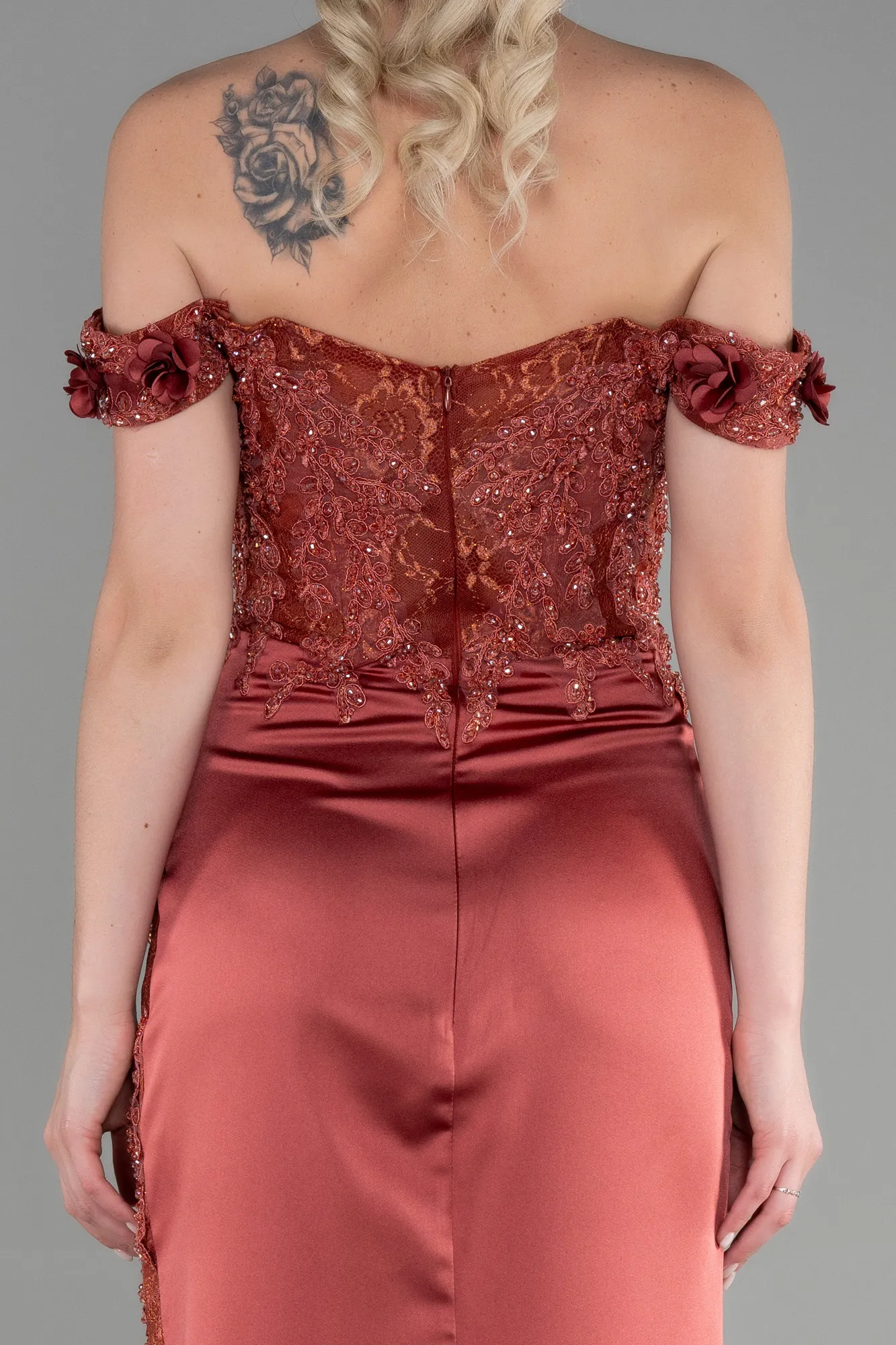 Robe de Soirée Longue Noir ABU3384