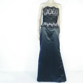 Robe De Soirée Noire Taille Estimée M.