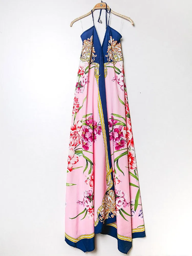 Robe longue bohème japonaise