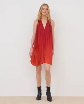 Robe plissée fluide