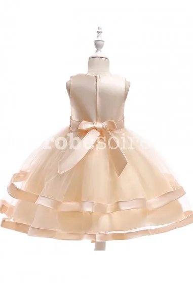 Robe soirée enfant princesse réf EF5017 en Coton, Dentelle