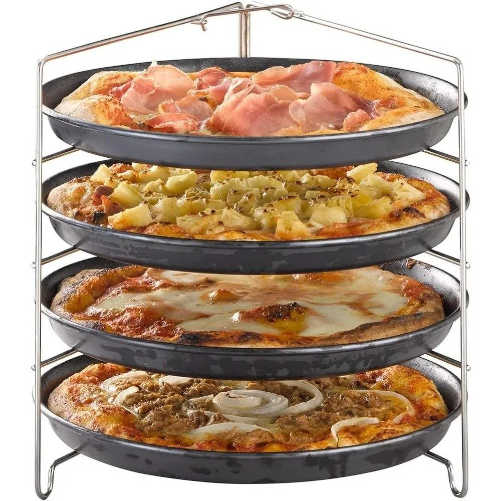 Support pour 4 plaques à pizza (l)260x(p)250x(h)260mm