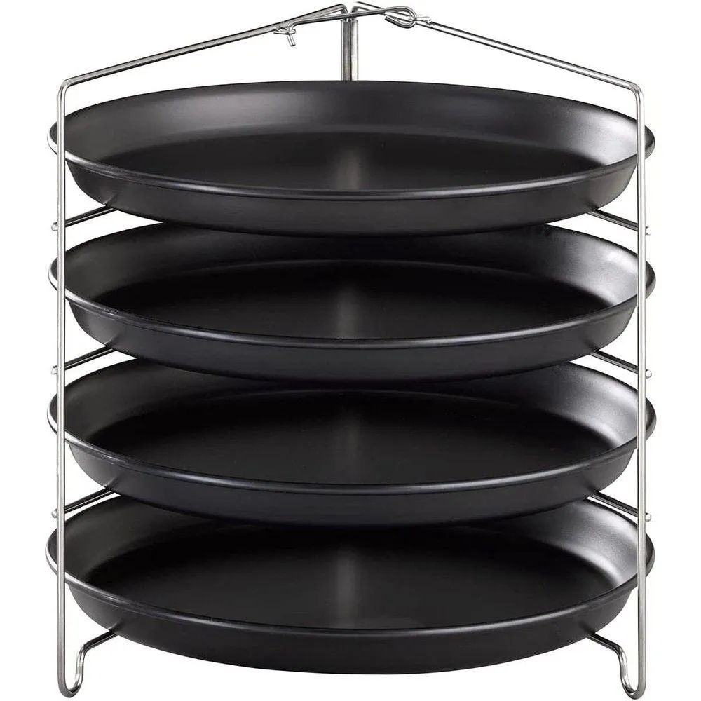 Support pour 4 plaques à pizza (l)260x(p)250x(h)260mm