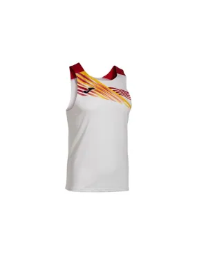 T-shirt Running Joma HommeEnfant de Elite X Sleeveless / Red White