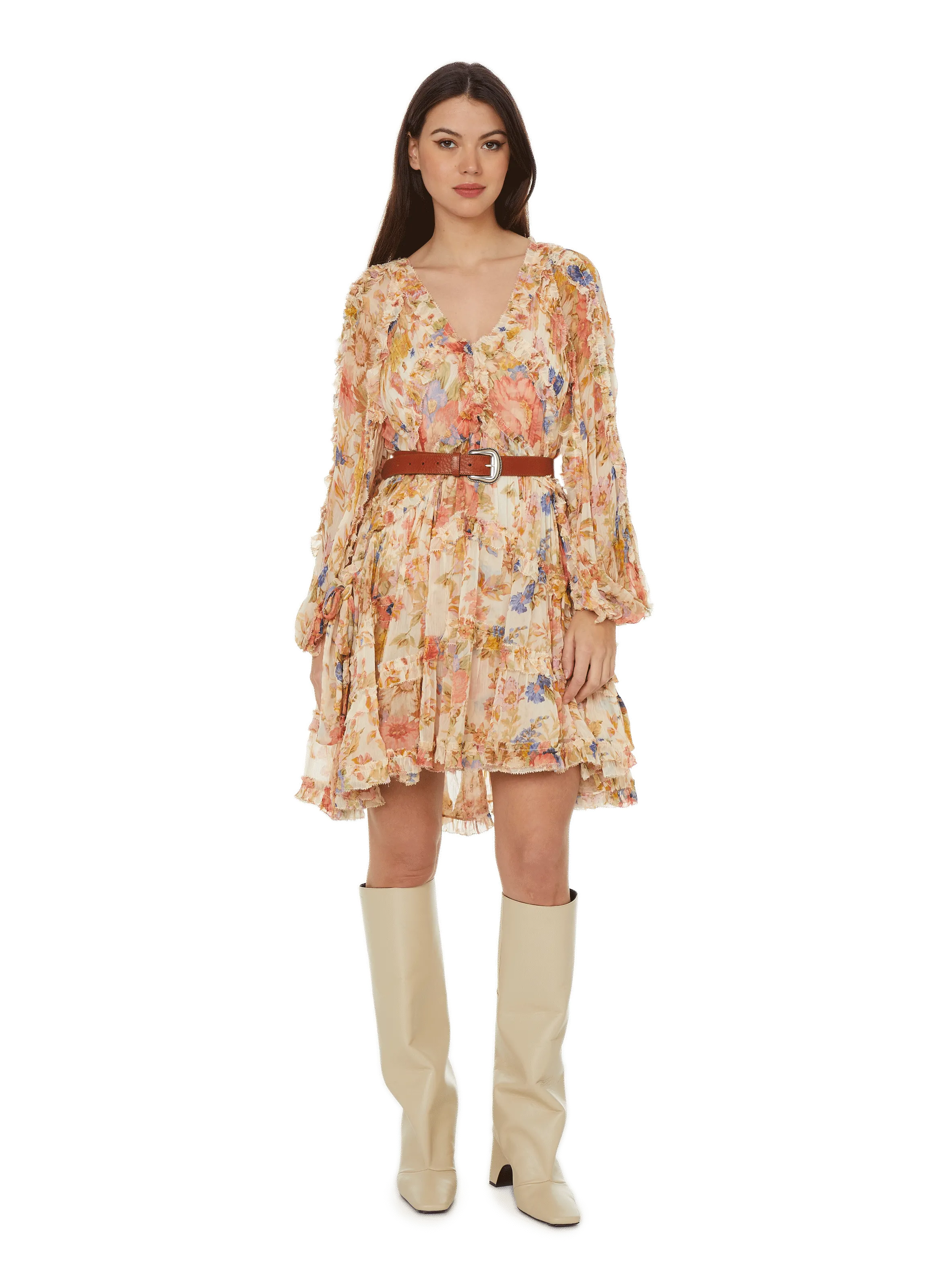 ZIMMERMANN  Robe courte à imprimé  - Multicolore